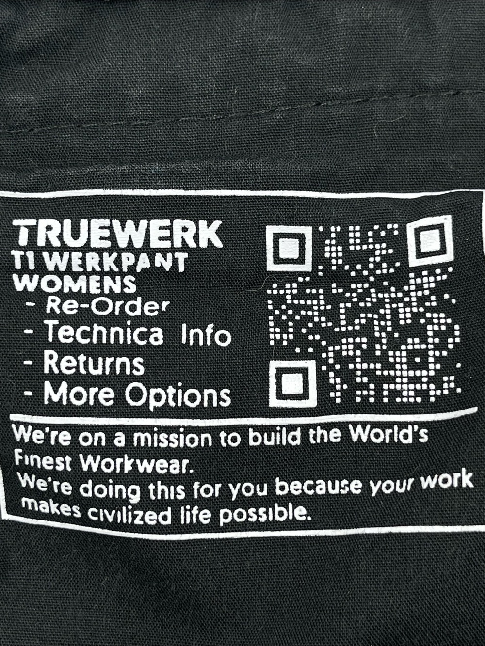 TRUEWERK T1 Women's Workpants Gray Zip Pockets Workwear Stretch Size 14 Long - Picture 10 of 13